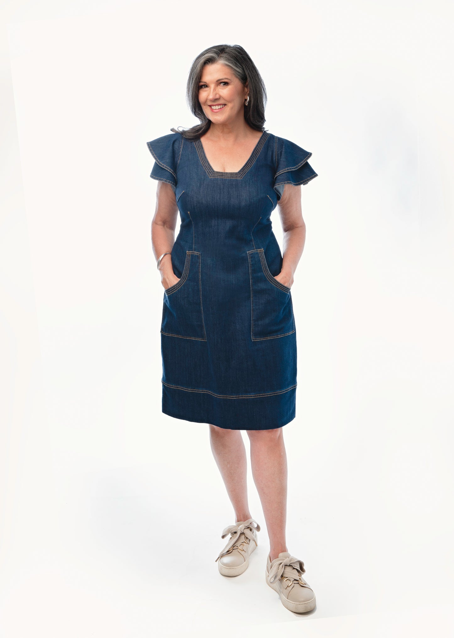 Stretch Denim- Smart Casual Dress