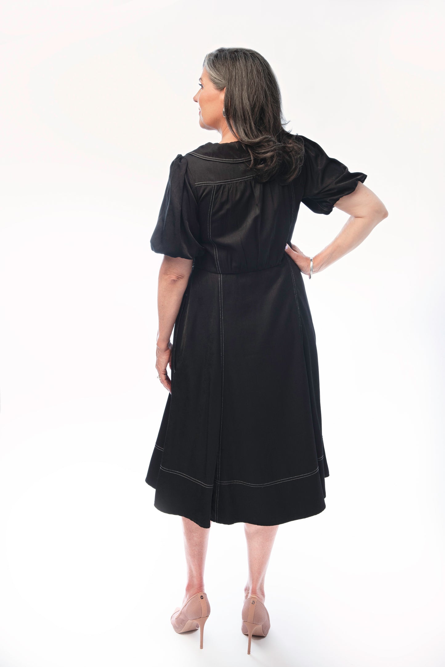 The Empowering- Midi shirt dress